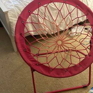 Pink foldable chair